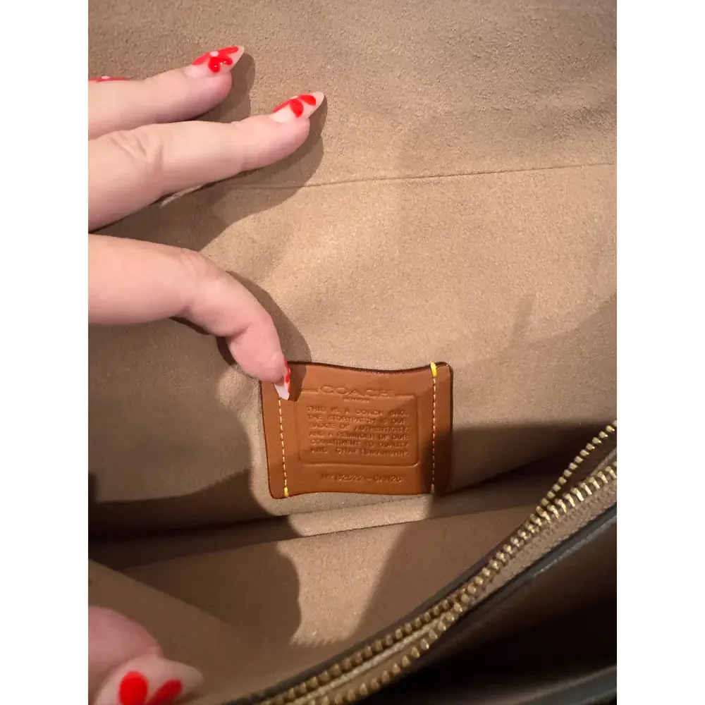 Coach TWISTED TABBY SHOULDER BAG in Light Yellow - Picture 5 of 8